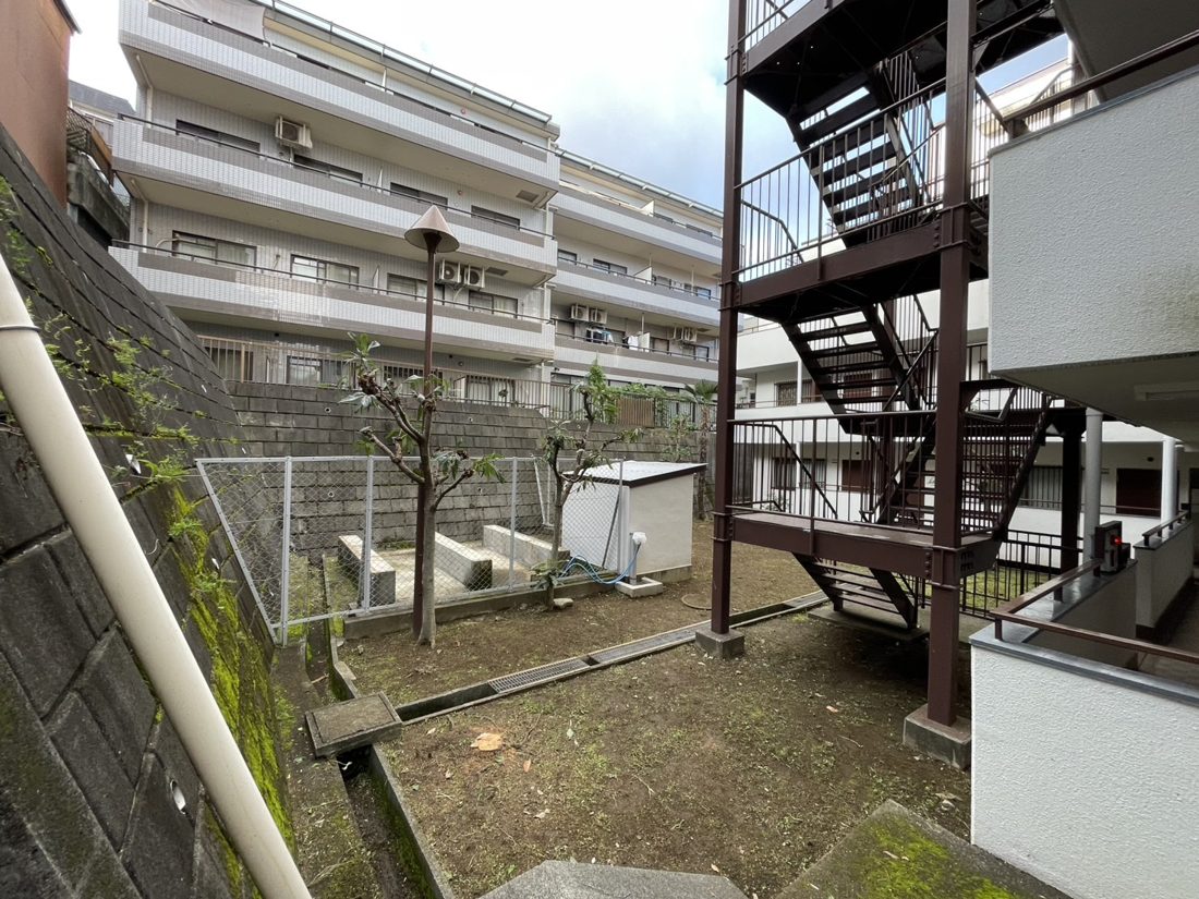 横浜市緑区 集合住宅前の庭木伐採 施工後